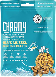 Charmy blue mussel air dried dog & cat treats 3.5oz