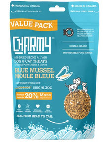 Charmy blue mussel air dried dog & cat treats 6.3oz