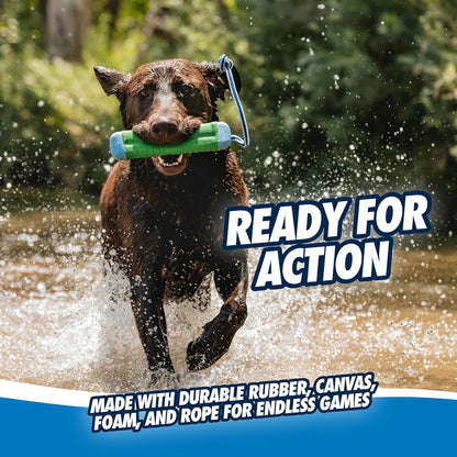 Chuck it amphibious bumper small dog toy