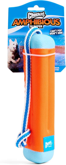 Chuck it amphibious bumper small dog toy