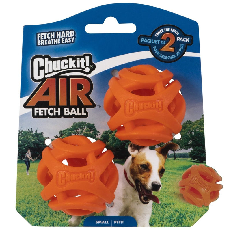 Chuckit Air Fetch Ball Dog Toy, Small (2 Inch Diameter), for dogs 0 - 20 lbs - 029695319310