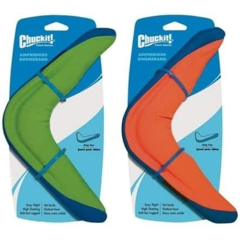 Chuckit! Amphibious Boomerang Dog Toy - chuckit boomerang - 660048182009