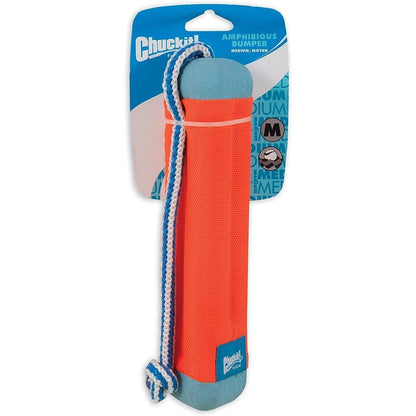 Chuckit! Amphibious Bumper Fetch and Float Dog Toy, Medium (Assorted Colors) - chuckit fetch - 660048183006