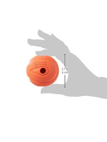 Chuckit! Dog Fetch Toy Whistler Ball Noisy Play Fits Launcher Medium Balls - 660048202202