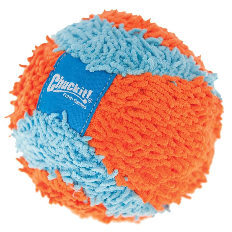 Chuckit! Indoor Fetch Ball Dog Toy (4.75 Inch), Orange and Blue - 660048001362