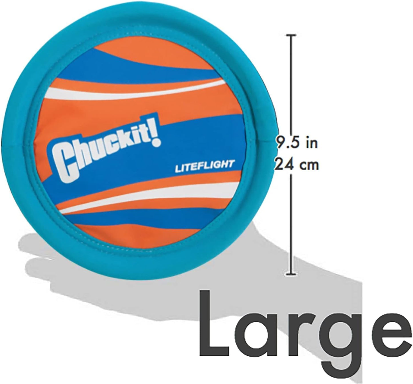 Chuckit! Lite Flight Dog Fetch Toy - Large (10 Inch)