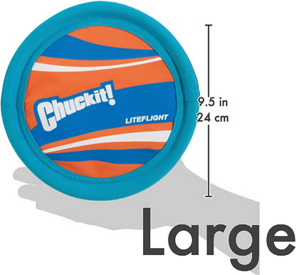 Chuckit! Lite Flight Dog Fetch Toy - Large (10 Inch)