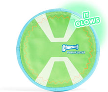 Chuckit paraflight max glow large frisbee disc dog toy
