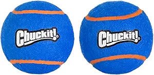 Chuckit squeaker tennis balls XL 2ct