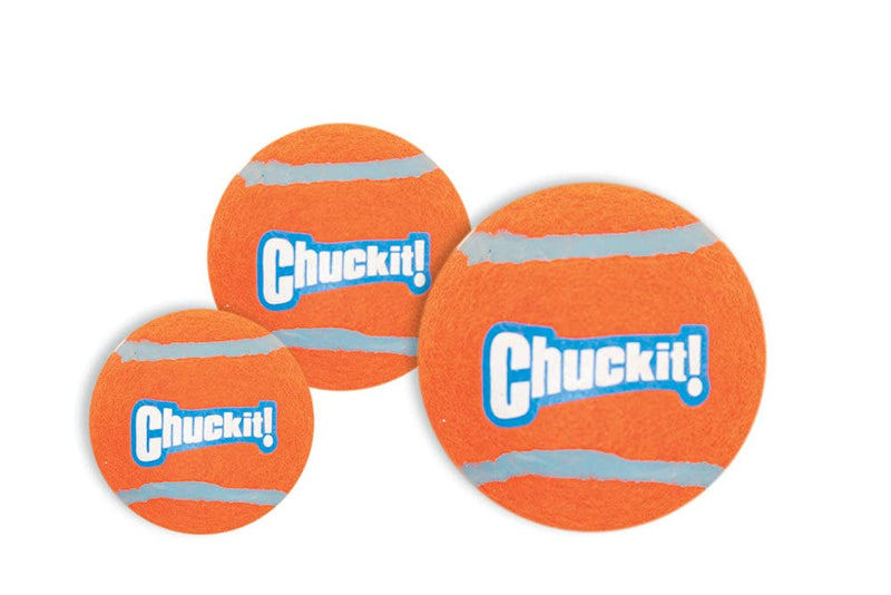 Chuckit Tennis Ball Med 2pk - 660048074021