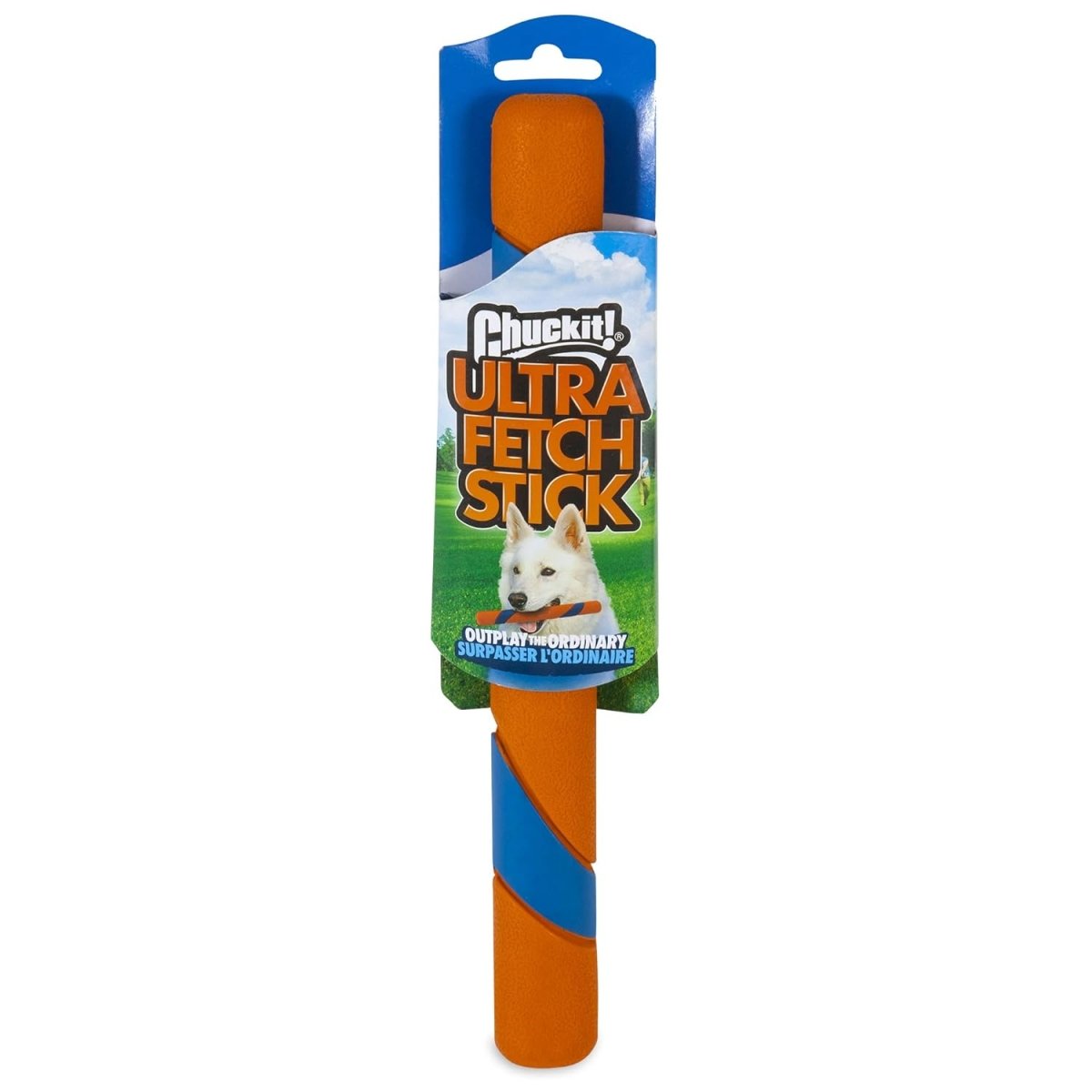 Chuckit Ultra Fetch Stick Outdoor Dog Toy - 12 Inches - For All Breed Sizes - dog fetch stick - 029695520884