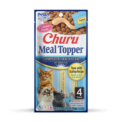 Churu meal topper complete and balanced tuna and scallop 4 count