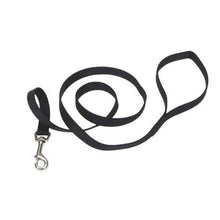 Coastal 4’ black nylon leash