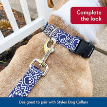Coastal dog leash 6ft black skull themed