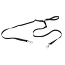 Coastal Dog Walker Tangle - Free Adjustable Leash For Dog - Black - 5/8" x 04' - dog leash - 076484039508