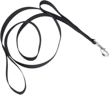 Coastal loops2 double handle leash black 4ft dog leash