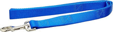 Coastal loops2 double handle leash blue 4ft dog leash