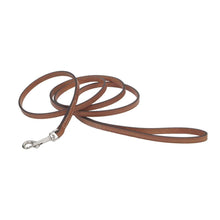 Coastal Pet Circle T Oak Tanned Leather Dog Leash - Durable Dog Leash Perfect For Leash Training - Comfortable Leash For Puppies & Dogs Made From Full - Grain Leather - Tan, 3/8" X 6'