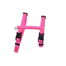 Coastal Pet Figure "H" Adjustable Cat Harness - Outdoor Cat Supply - Comfortable For Cats - Secure Snap - Lock Buckles - Neon Pink, 3/8" X 10" - 18"