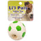 Coastal Pet Products 83206 GRNDOG Li'L Pals Latex Soccerball Dog Toy Green/White, 2 in - 076484832062