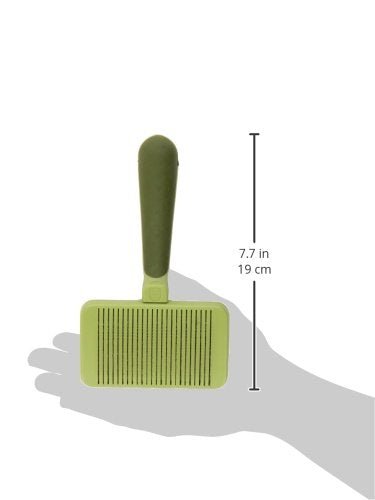 Coastal Pet Safari Dog Self - Cleaning Slicker Brush - Dog Deshedding Brush For Dogs with Short or Long Hair - Prevents Mats and Tangled Hair - Medium - 4.25" x 4.06" - 076484860010