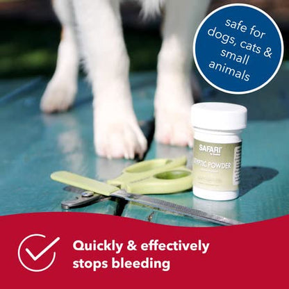 Coastal Pet Safari Pet Styptic Powder - Blood Clotting Powder for Pet and Dog First Aid Kit and Grooming - One Size - styptic - 076484513190