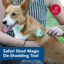 Coastal Pet Safari Shed Magic Deshedding Tool for Dogs with Medium to Long Hair - Deshedding & Detangling Dog Brush - Medium - grooming tool - 076484961267