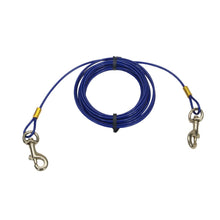 Coastal Pet Titan Medium Cable Dog Tie Out - Dog Tie Out Cable - Cable Tie Out For Dogs Up To 50 Lbs - Rust - Resistant Pet Tie Out Cable - Quality Dog Supplies - 20'