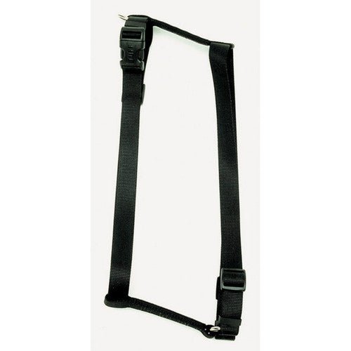 Coastal Standard Adjustable Nylon Dog Harness Black Md 3/4In X 18 - 30In