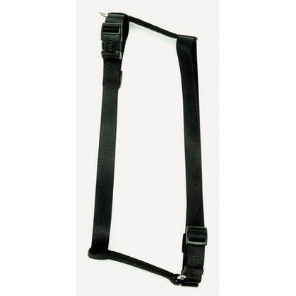 Coastal Standard Adjustable Nylon Dog Harness Black Md 3/4In X 18 - 30In