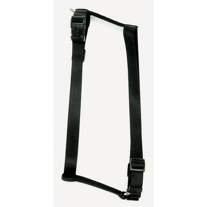 Coastal Standard Adjustable Nylon Dog Harness Black Md 3/4In X 18 - 30In