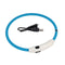 Coastal USB Light - Up Neck Ring For Dog - Blue - 24" - dog leash - 076484454240