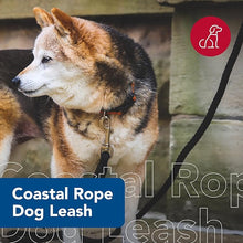 Costal black rope leash