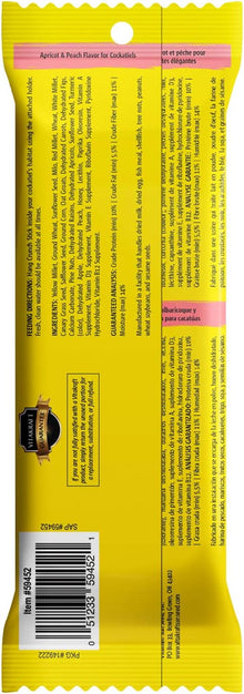 Crunch sticks apricot and peach flavor 2 sticks treats for cockatiels