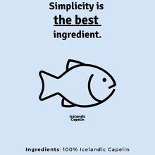 Crunchy Capelin - Cat and Dog Treat - 100% Capelin - Grain Free - Human Grade - All Natural - Single Ingredient - Freeze Dried - 1.73 Ounces