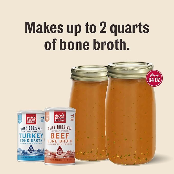 Daily booster turkey bone broth the honest kitchen