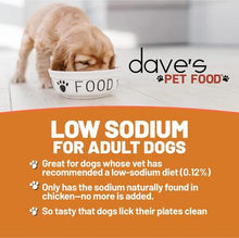 Daves dog food restricted diet sodium chicken recipe 13.2 oz