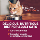 Dave's Pet Food Grain Free Wet Cat Food - Shredded Chicken & Duck in Gravy - Naturally Healthy Canned Cat Food - Added Vitamins & Minerals - Wheat - Gluten & GMO - Free - 2.8 oz Cans - wet cat food - 685038118394