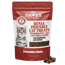 Dave's Pet Food Renal Cat Treats for Cat Kidney Support, Semi - Moist Healthy Treats with Kidney Support for Cats, Made in USA (1 Pack)