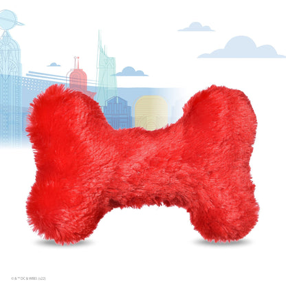 Dc Comics Superpets 9' Pb Plush Squeaker Bone Dog Toy