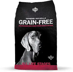 Diamond naturals grain free beef sweet potato 5lb