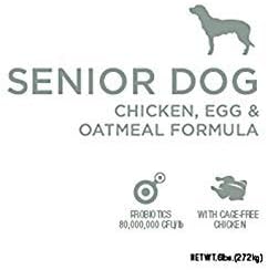 Diamond naturals senior dog chicken egg oatmeal formula kibble dry dog food 6lbs