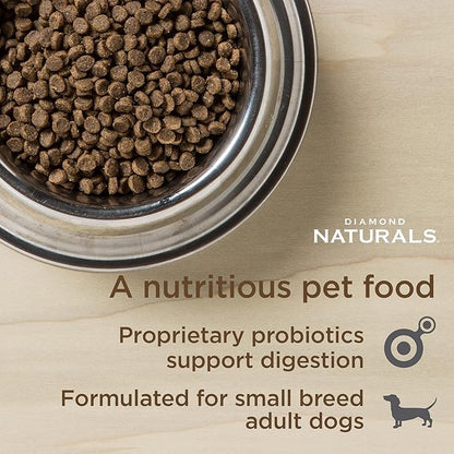 Diamond naturals small breed adult dog chicken & rice formula 6lbs