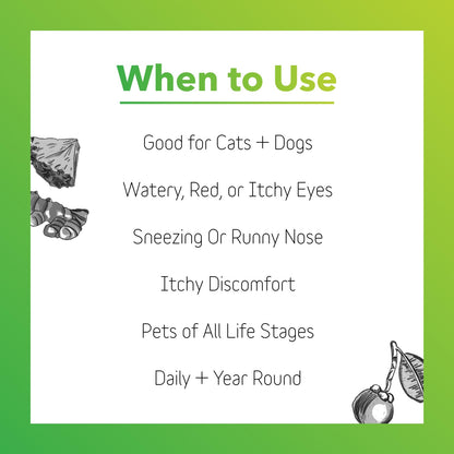 Dog Allergy Relief Supplement By Inclover, Bioresiliant Treat Powder Supplement For Dogs With Seasonal Allergies, Natural Dog Allergy Support With Turmeric, Mangosteen Helps Maintain Histamine Levels