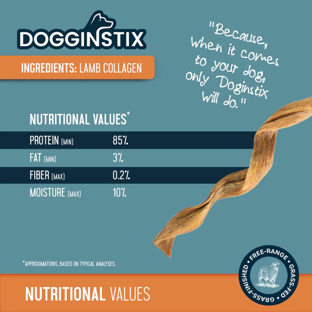 Doggin stix lamb collagen