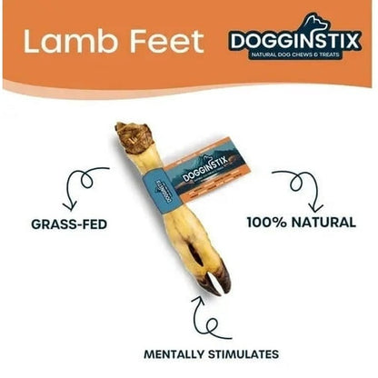 Dogginstix odor free lamb foot