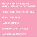 Dr. Elsey's Precious Cat Kitten - Attract Kitten - Training Litter - Kitten Attract Litter - 20lb Bo - 20 lb - cat litter - 000338007207