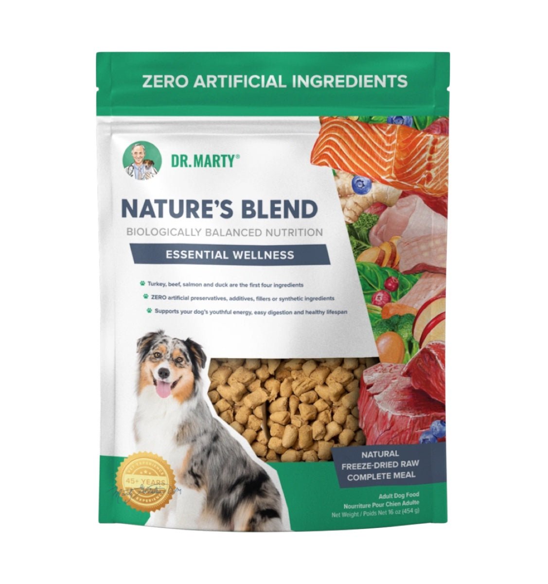 Dr. Marty Nature's Blend Essential Wellness Freeze - Dried Dog Food - 850004357392