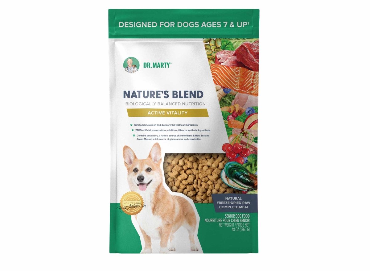 Dr. Marty Nature's Blend Healthy Vitality Seniors Dog Food - 48 Ounces - 850039426131