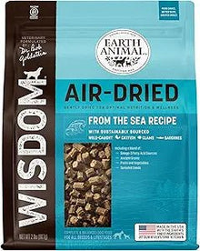Earth animal air dried from the sea recipe dog food 2lbs